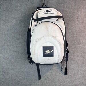Lizard Skins Backpack Bag White Black Padded Compartment‎